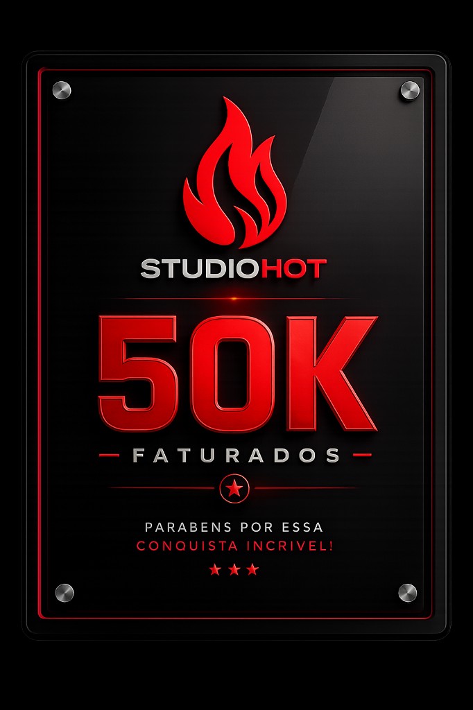 Placa de conquista 50 mil faturados
